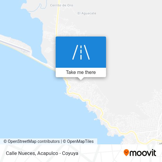 Calle Nueces map