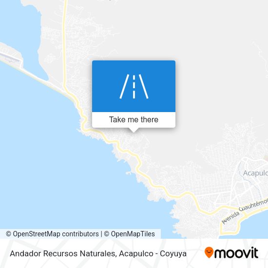 Mapa de Andador Recursos Naturales