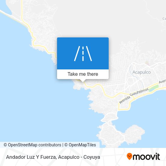 Andador Luz Y Fuerza map