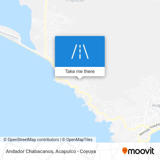 Mapa de Andador Chabacanos