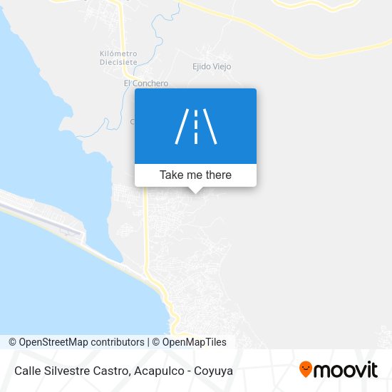 Mapa de Calle Silvestre Castro