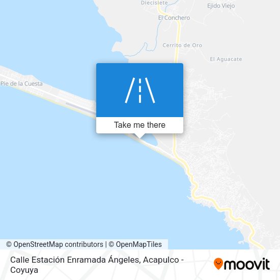 Calle Estación Enramada Ángeles map