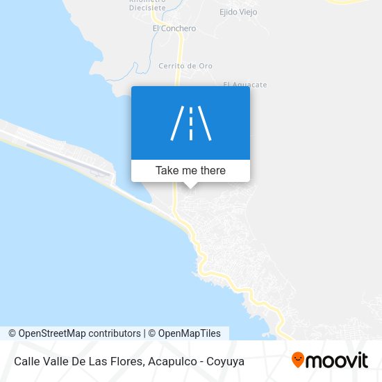 Calle Valle De Las Flores map
