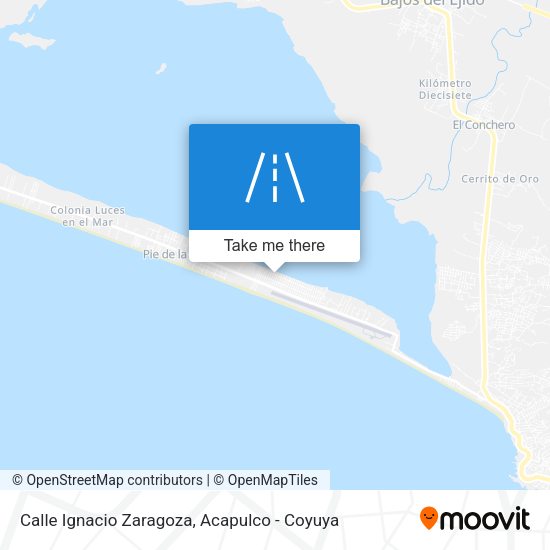 Calle Ignacio Zaragoza map