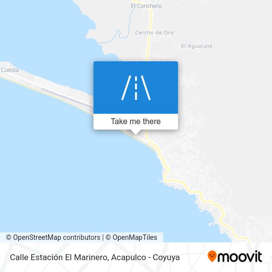 Mapa de Calle Estación El Marinero