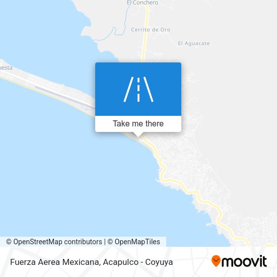 Fuerza Aerea Mexicana map