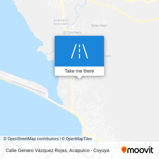 Calle Genaro Vázquez Rojas map