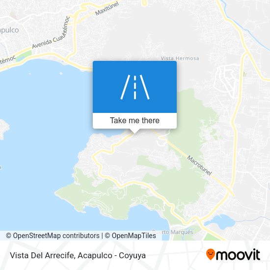 Mapa de Vista Del Arrecife