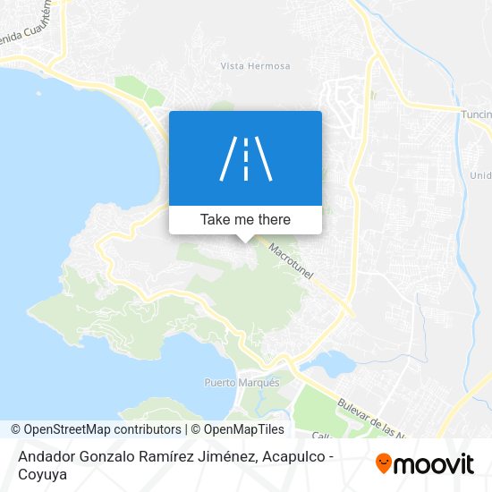 Mapa de Andador Gonzalo Ramírez Jiménez