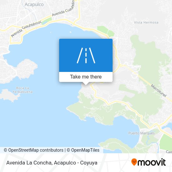 Mapa de Avenida La Concha