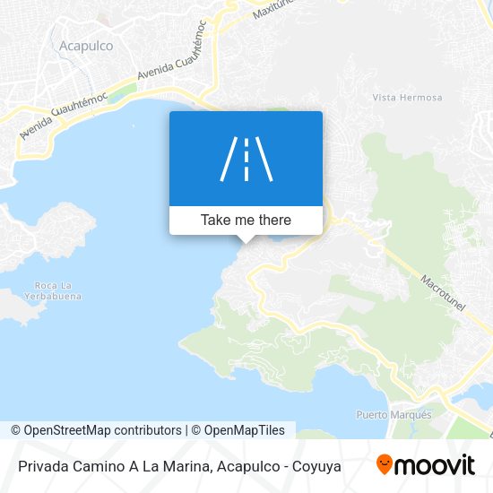 Privada Camino A La Marina map