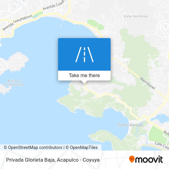 Privada Glorieta Baja map