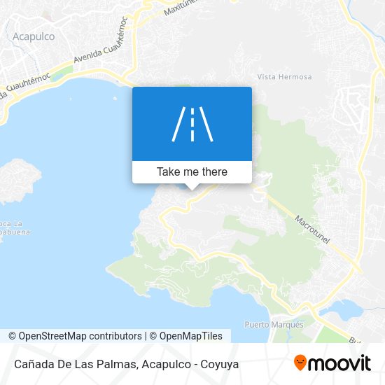 Cañada De Las Palmas map