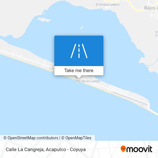 Mapa de Calle La Cangreja