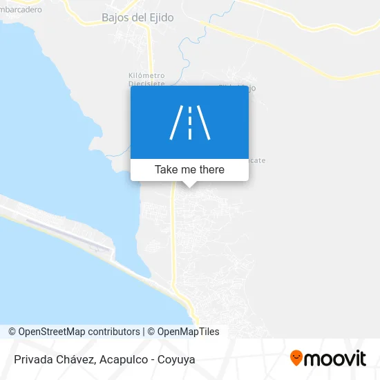 Privada Chávez map