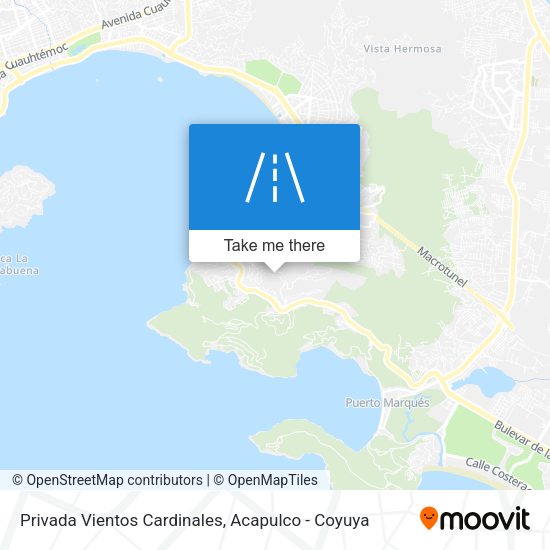 Mapa de Privada Vientos Cardinales