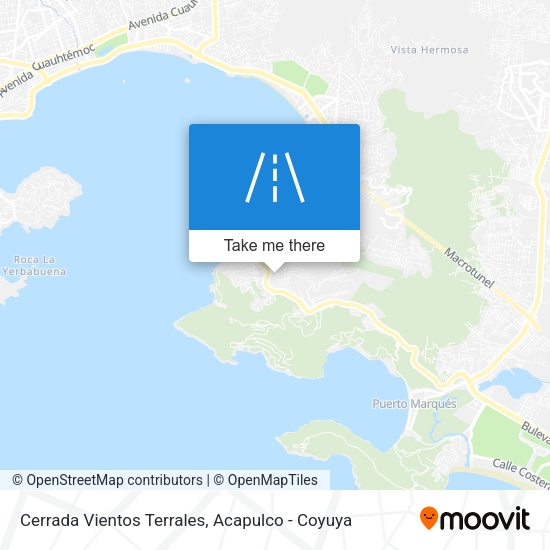 Cerrada Vientos Terrales map