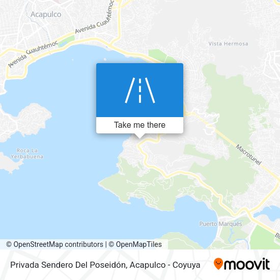 Privada Sendero Del Poseidón map