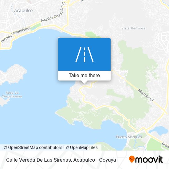 Calle Vereda De Las Sirenas map