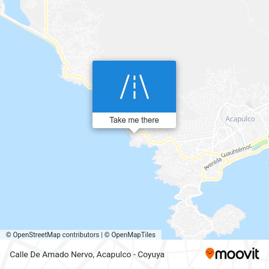 Mapa de Calle De Amado Nervo