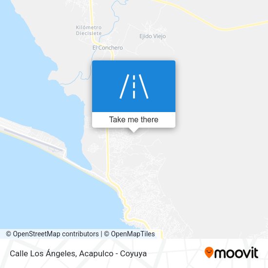 Calle Los Ángeles map