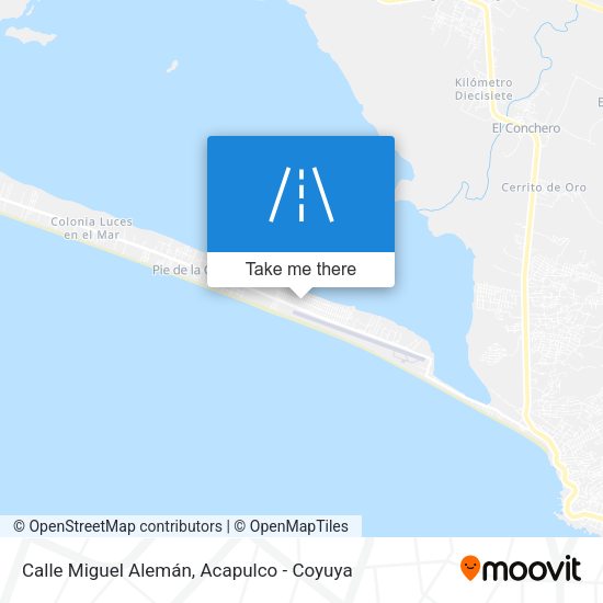 Calle Miguel Alemán map