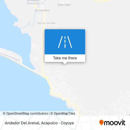 Mapa de Andador Del Arenal
