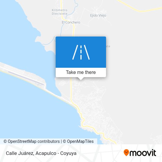 Mapa de Calle Juárez