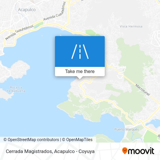 Cerrada Magistrados map