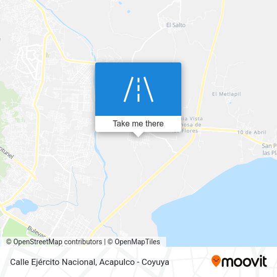 Calle Ejército Nacional map