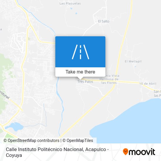 Calle Instituto Politécnico Nacional map