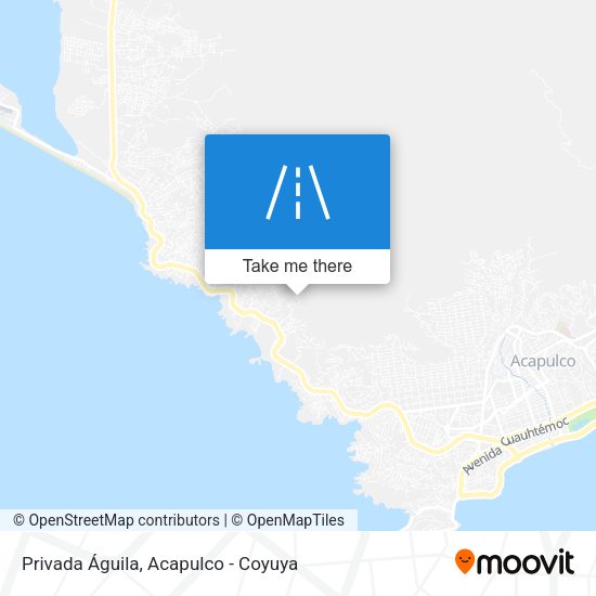 Mapa de Privada Águila