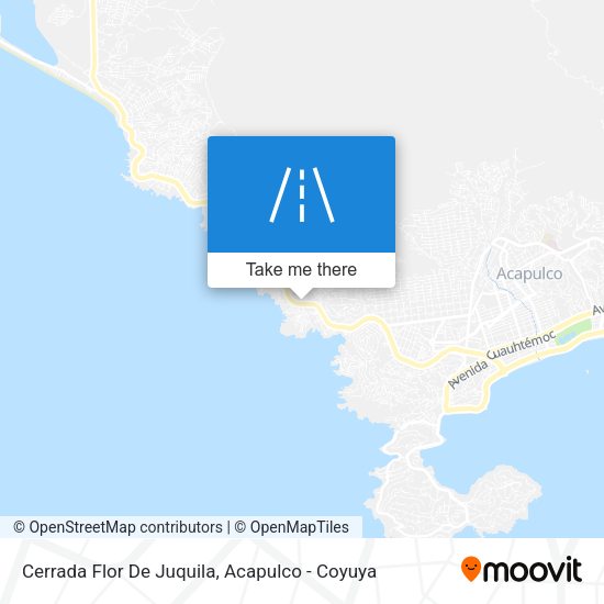 Mapa de Cerrada Flor De Juquila