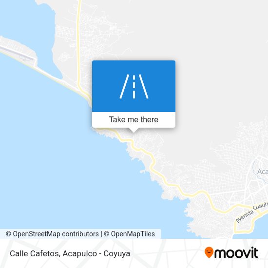 Mapa de Calle Cafetos