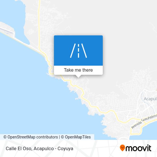 Mapa de Calle El Oso