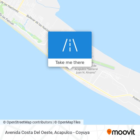 Mapa de Avenida Costa Del Oeste