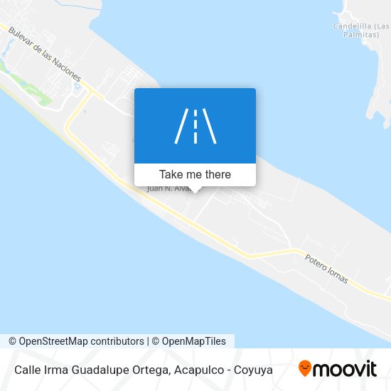 Calle Irma Guadalupe Ortega map