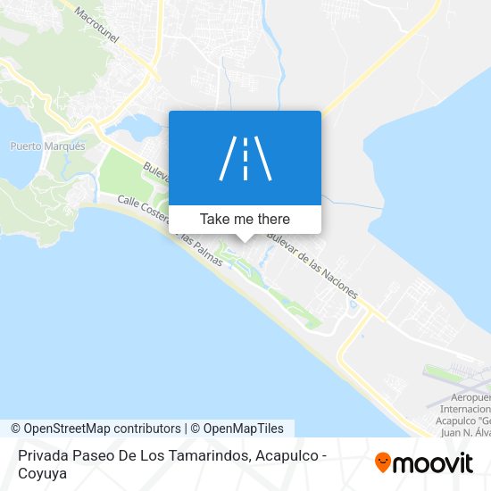 Mapa de Privada Paseo De Los Tamarindos