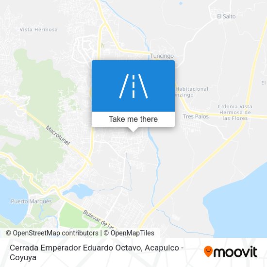 Mapa de Cerrada Emperador Eduardo Octavo