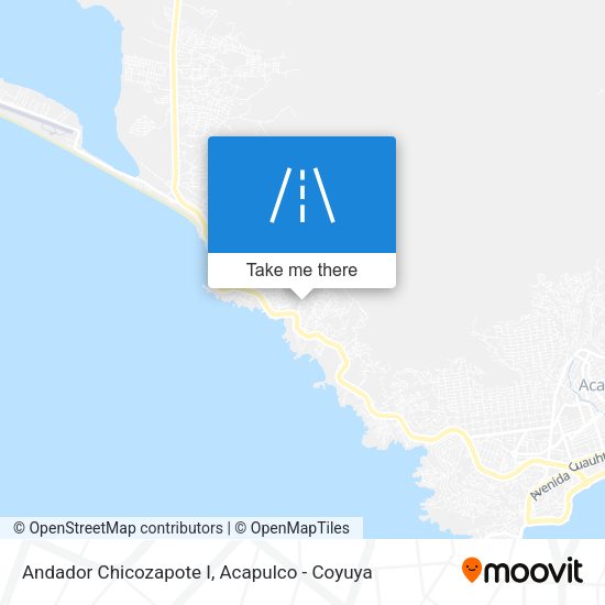 Mapa de Andador Chicozapote I