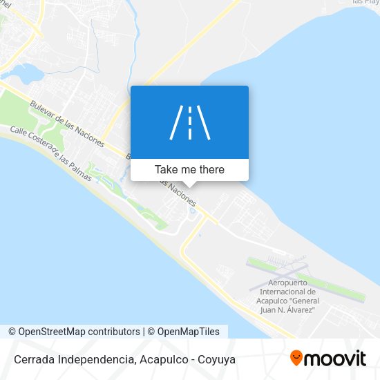 Cerrada Independencia map