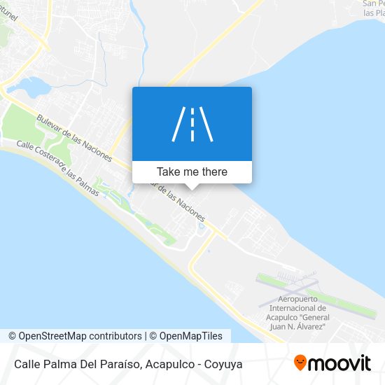 Mapa de Calle Palma Del Paraíso