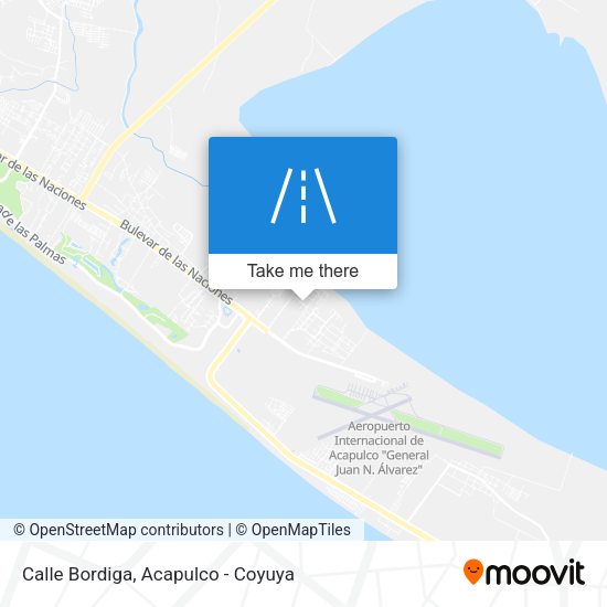 Mapa de Calle Bordiga