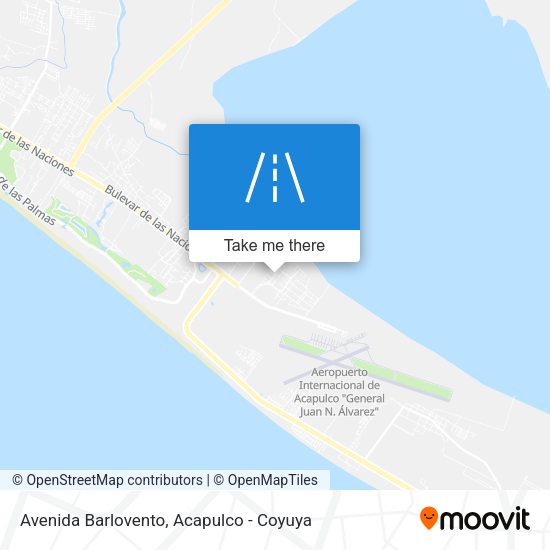 Mapa de Avenida Barlovento