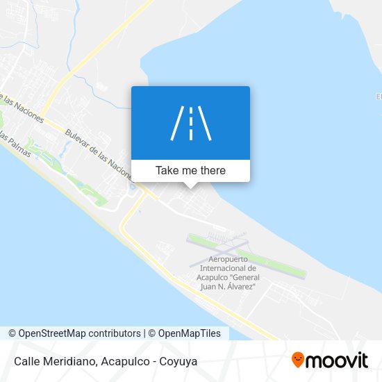 Mapa de Calle Meridiano