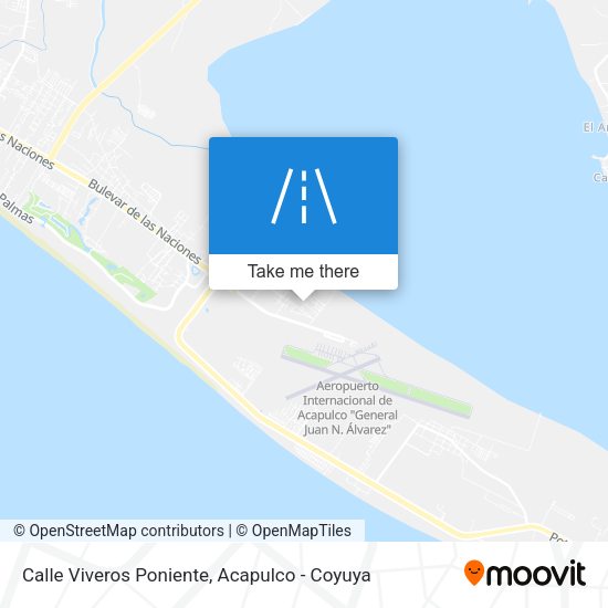 Mapa de Calle Viveros Poniente