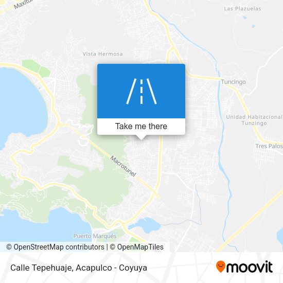 Mapa de Calle Tepehuaje
