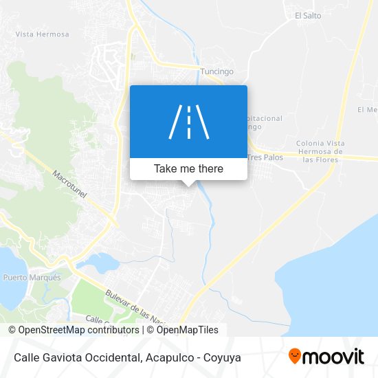 Mapa de Calle Gaviota Occidental