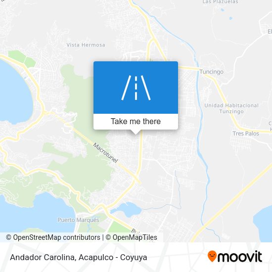 Andador Carolina map