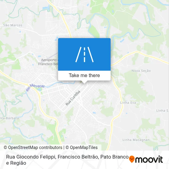 Rua Giocondo Felippi map